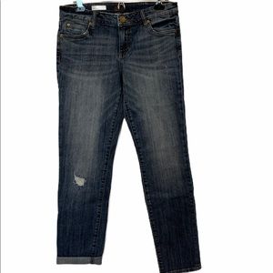 Kut Boyfriend Distressed Jeans